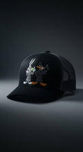 Black and grey buggs bunny, daffy duck